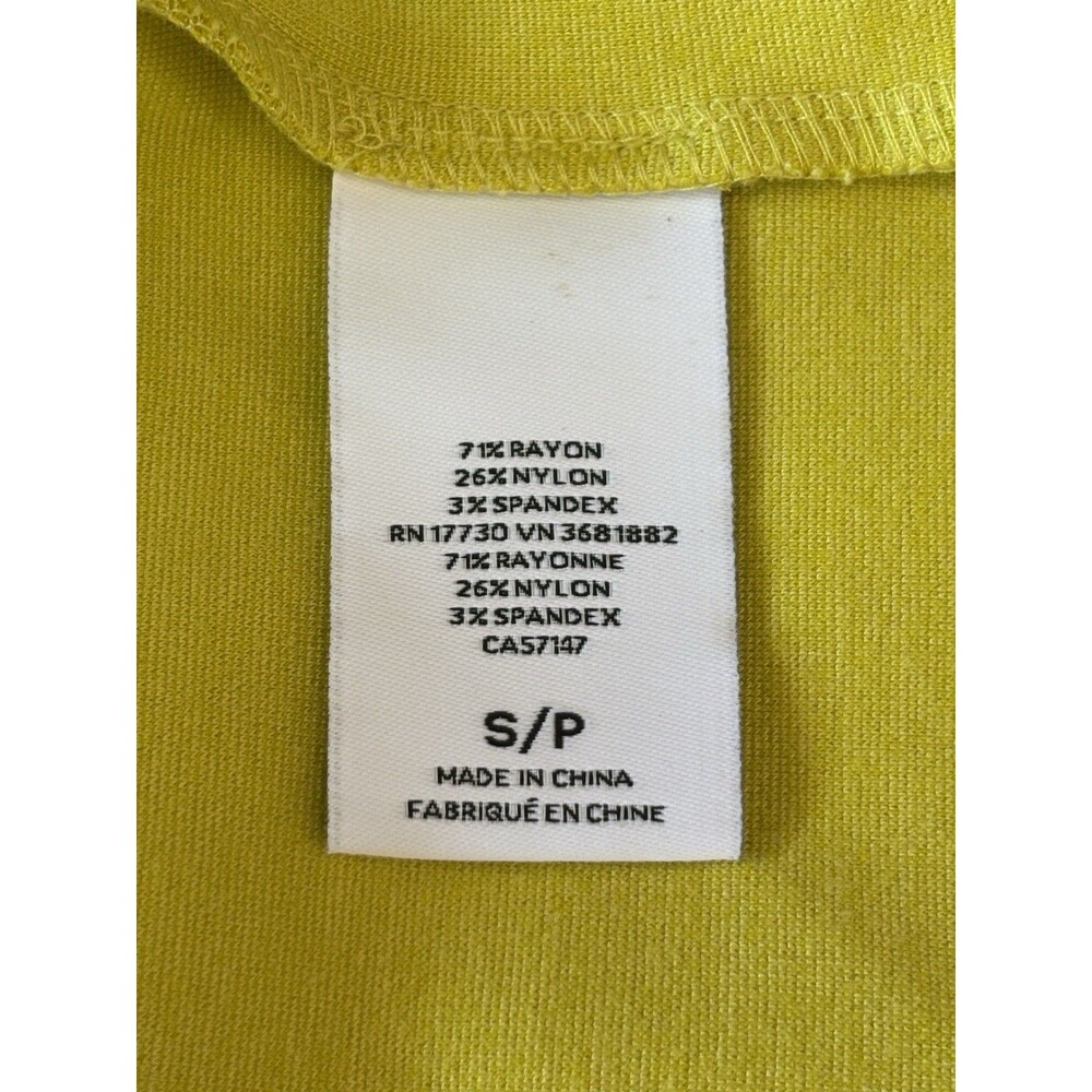 KATE YOUNG for Target Bright Lemon Lime Long-sleeved Dress Small Crystal Detail - Picture 5 of 7